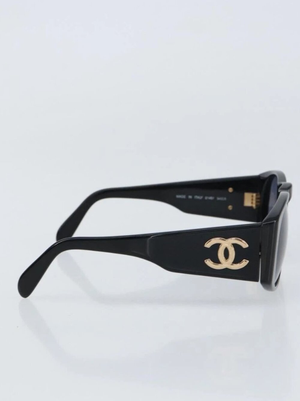 CHANEL Sunglasses plastic Black CC - Picture 5 of 11